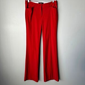 Body By Victoria The Christie Fit Red Dress Pants Womens 4 Tall